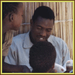 okavango man and children
