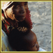 Okavango woman and child